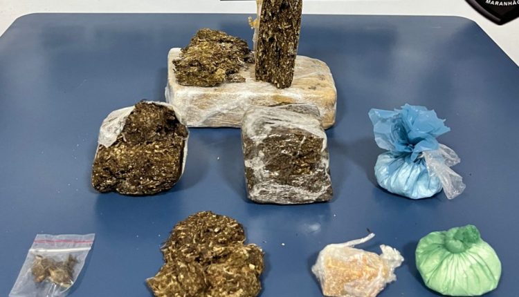 POLÍCIA CIVIL APREENDE, EM IMPERATRIZ, QUASE 01 KG DE ENTOPERCENTES; DUAS PESSOAS FORAM DETIDAS