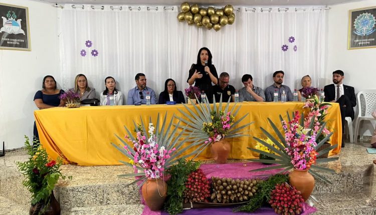 COORDENAÇÃO DO PLANO DE COMBATE À VIOLÊNCIA CONTRA A MULHER DA POLÍCIA CIVIL PARTICIPA DE SESSÃO SOLENE EM ALUSÃO AO MÊS DA MULHER NA CIDADE DE MORROS