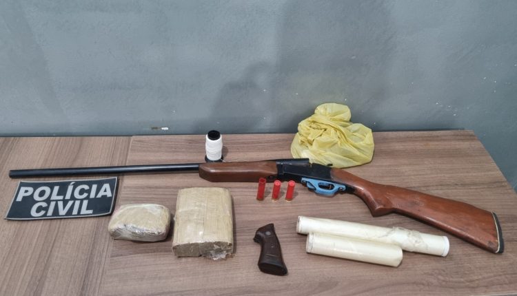 EM SANTA INÊS, POLÍCIA CIVIL PRENDE SUSPEITO DE ASSALTAR JOALHERIA