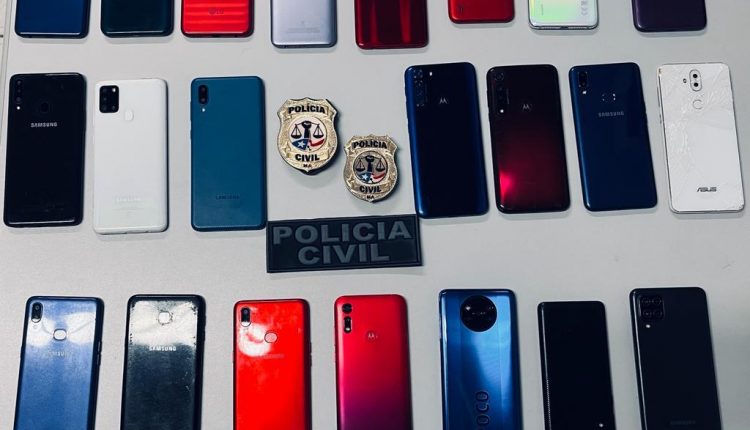 EM 60 DIAS, 22 APARELHOS CELULARES ROUBADOS OU FURTADOS FORAM RECUPERADOS PELA POLÍCIA CIVIL EM CHAPADINHA
