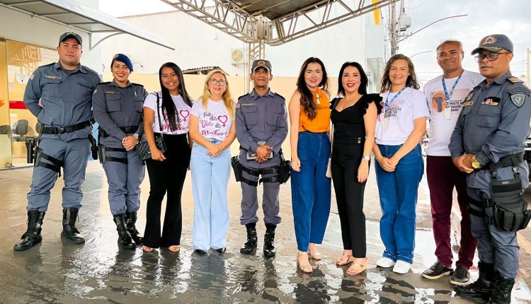 POLÍCIA CIVIL DO MARANHÃO PARTICIPA DE AÇÃO DE COMBATE À VIOLÊNCIA CONTRA A MULHER EM COROATÁ