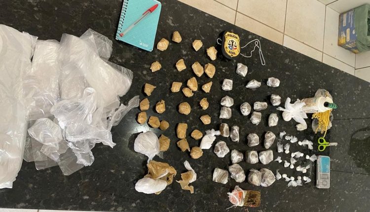 EM SÃO MATEUS DO MARANHÃO, POLÍCIA CIVIL PRENDE DOIS HOMENS POR TRÁFICO DE DROGAS