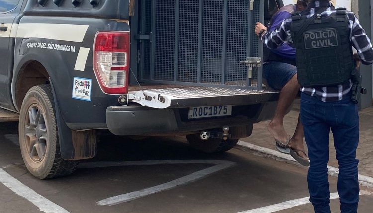 EM SÃO DOMINGOS DO MARANHÃO, POLÍCIA CIVIL PRENDE SUSPEITO POR POSSE IRREGULAR DE ARMA DE FOGO