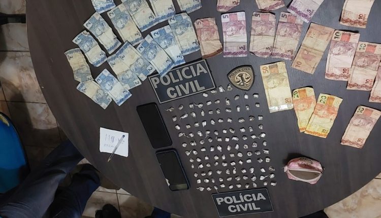 POLÍCIA CIVIL PRENDE, EM PRESIDENTE VARGAS, SUSPEITO POR TRÁFICO DE DROGAS E CORRUPÇÃO DE MENORES