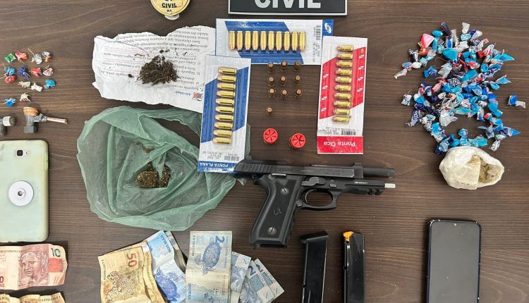 FORÇA-TAREFA DA POLÍCIA CIVIL DE COMBATE AO TRÁFICO DE DROGAS PRENDE SEIS PESSOAS EM BEQUIMÃO