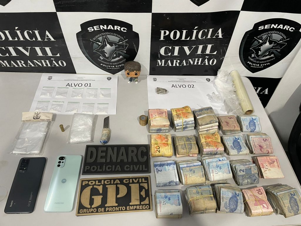 POR TRÁFICO DE DROGAS, QUATRO PESSOAS SÃO PRESAS PELA POLÍCIA CIVIL EM TIMON
