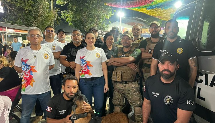 POLÍCIA CIVIL DESTACA AÇÕES DE SEGURANÇA REALIZADAS NOS ARRAIAIS DE SÃO LUÍS E NO INTERIOR DO ESTADO