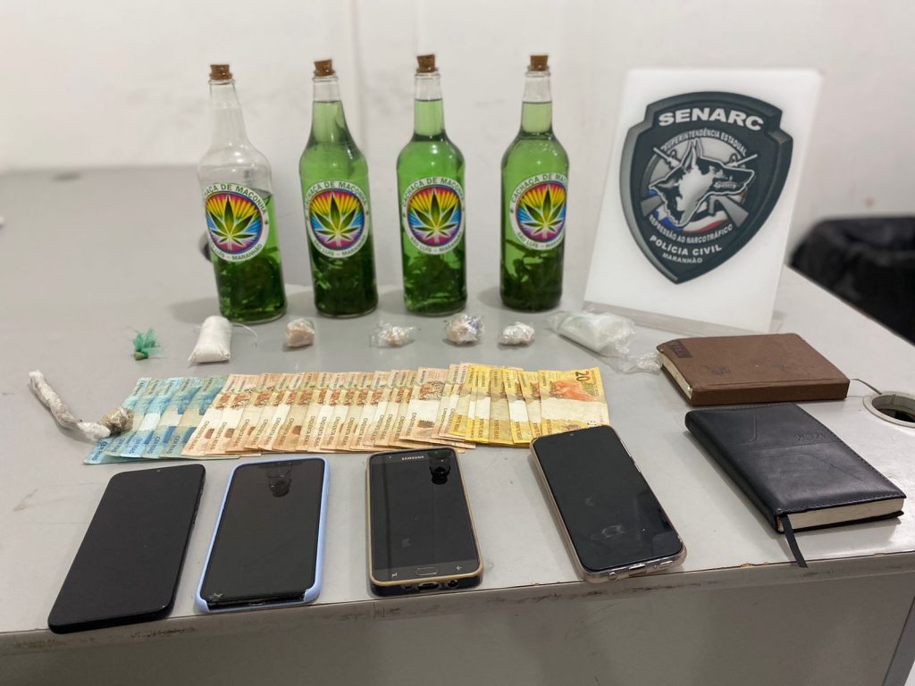 NA REGIÃO DO ANEL VIÁRIO, POLÍCIA CIVIL PRENDE MÃE E FILHO POR TRÁFICO DE DROGAS