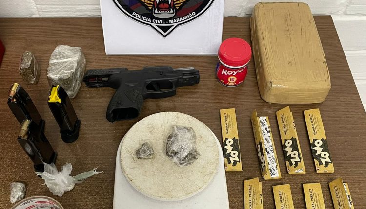 NA REGIÃO DO ITAQUI-BACANGA, POLÍCIA CIVIL PRENDE HOMEM COM QUATRO MANDADOS DE PRISÃO DECRETADAS