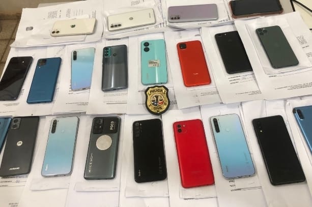 EM 15 DIAS, POLÍCIA CIVIL RECUPERA  35 APARELHOS CELULARES ROUBADOS E FURTADOS EM TIMON