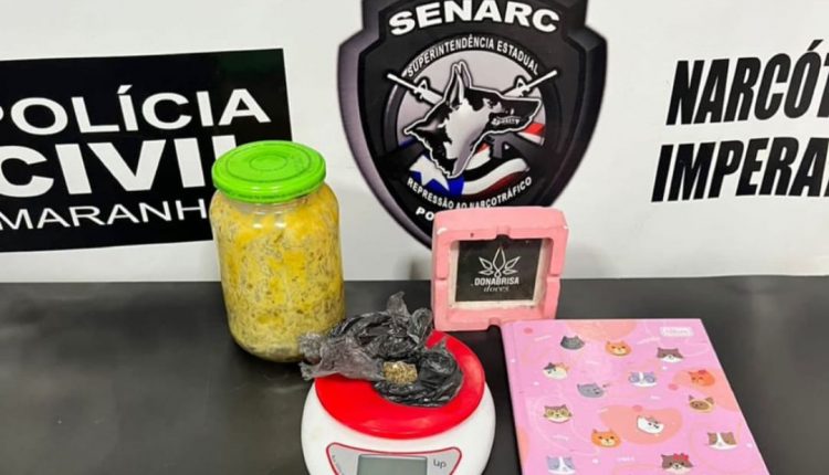 NA CIDADE DE IMPERATRIZ, POLÍCIA CIVIL PRENDE MULHER QUE VENDIA BRIGADEIROS À BASE DE MACONHA