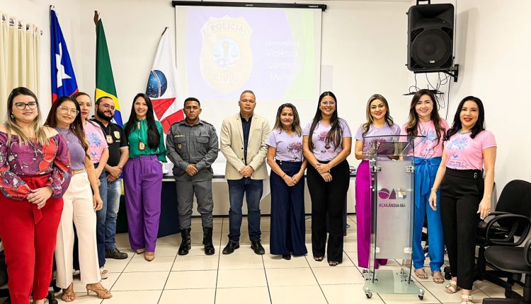 NA REGIÃO TOCANTINA, POLÍCIA CIVIL REALIZA CAPACITAÇÃO DA REDE DE ATENDIMENTO À MULHER VÍTIMA DE VIOLÊNCIA EM AÇAILÂNDIA