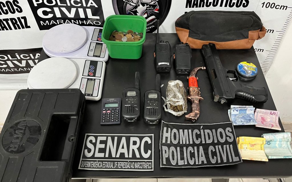 TRAFICANTE QUE ATUAVA NA CIDADE DE IMPERATRIZ É PRESO DURANTE OPERAÇÃO DA POLÍCIA CIVIL
