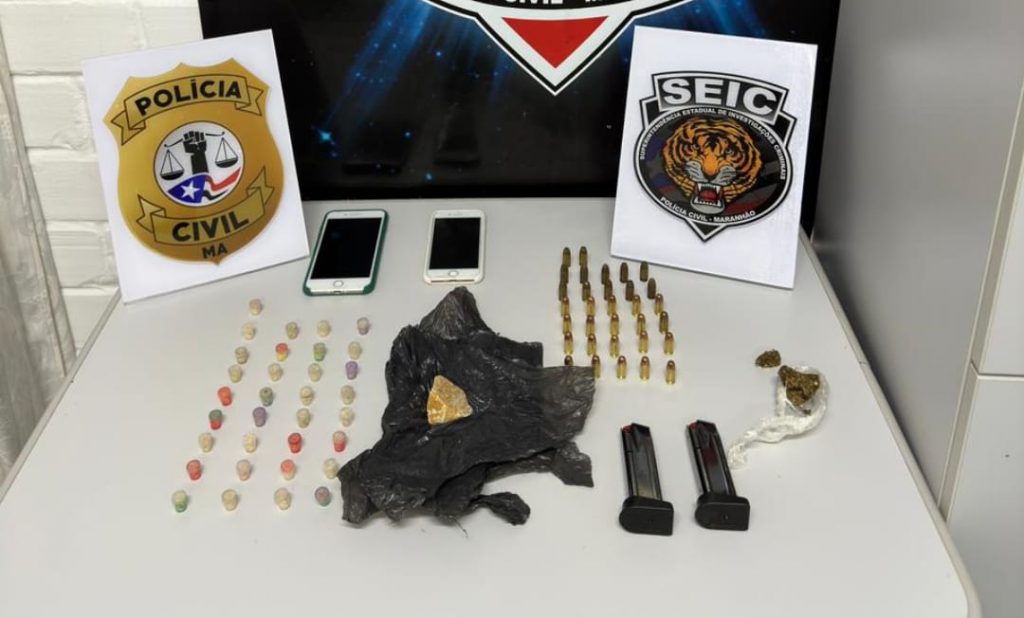 TRÊS PESSOAS SÃO PRESAS PELA POLÍCIA CIVIL POR ORGANIZAÇÃO CRIMINOSA E TRÁFICO DE DROGAS EM SÃO LUÍS