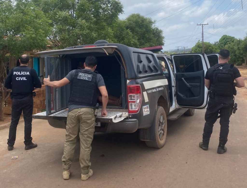 EM SÃO DOMINGOS DO MARANHÃO, POLÍCIA CIVIL PRENDE SUSPEITO DE HOMICÍDIO