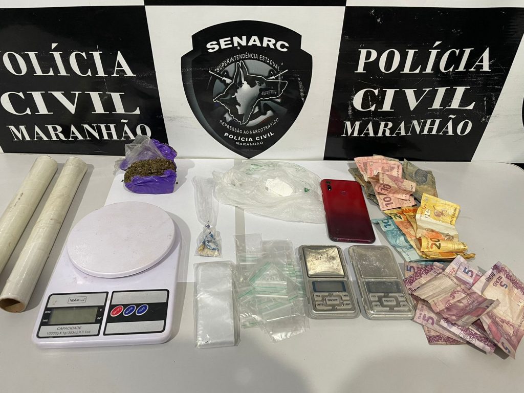 TRÁFICO DE DROGAS: MULHER É PRESA PELA POLÍCIA CIVIL EM TIMON