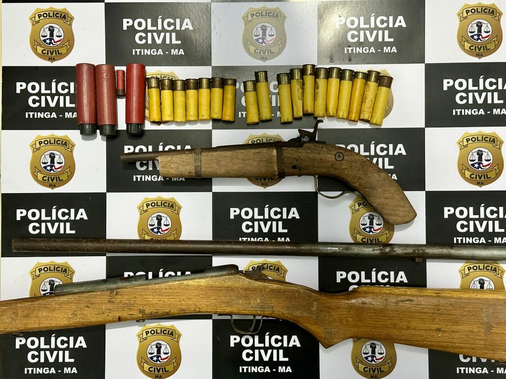 APÓS AMEAÇAR A EX-COMPANHEIRA, HOMEM É PRESO PELA POLÍCIA CIVIL POR POSSE ILEGAL DE ARMA DE FOGO EM ITINGA