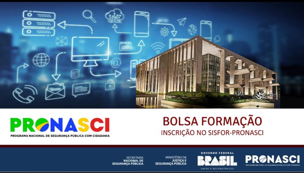 INSCRIÇÕES PARA OS CURSOS DO BOLSA-FORMAÇÃO DO PRONASCI 2 COMEÇAM NESTA QUINTA (26)