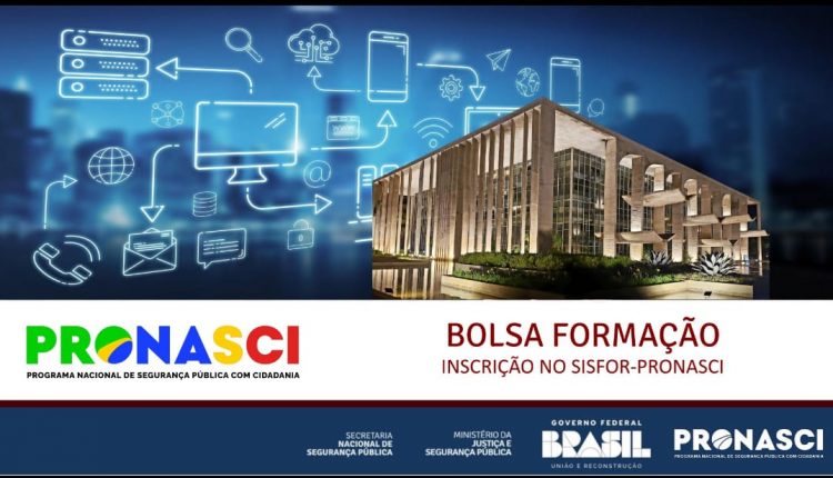 INSCRIÇÕES PARA OS CURSOS DO BOLSA-FORMAÇÃO DO PRONASCI 2 COMEÇAM NESTA QUINTA (26)