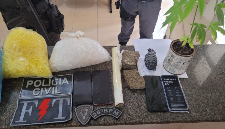 OPERAÇÃO INTEGRADA RESULTA NA PRISÃO DE UM HOMEM POR ROUBO, TRÁFICO DE DROGAS E POSSE IRREGULAR DE ARTEFATO EXPLOSIVO EM ITAPECURU-MIRIM