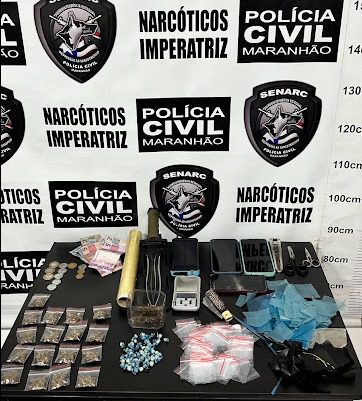 CASAL É PRESO EM FLAGRANTE POR TRÁFICO DE DROGAS EM IMPERATRIZ