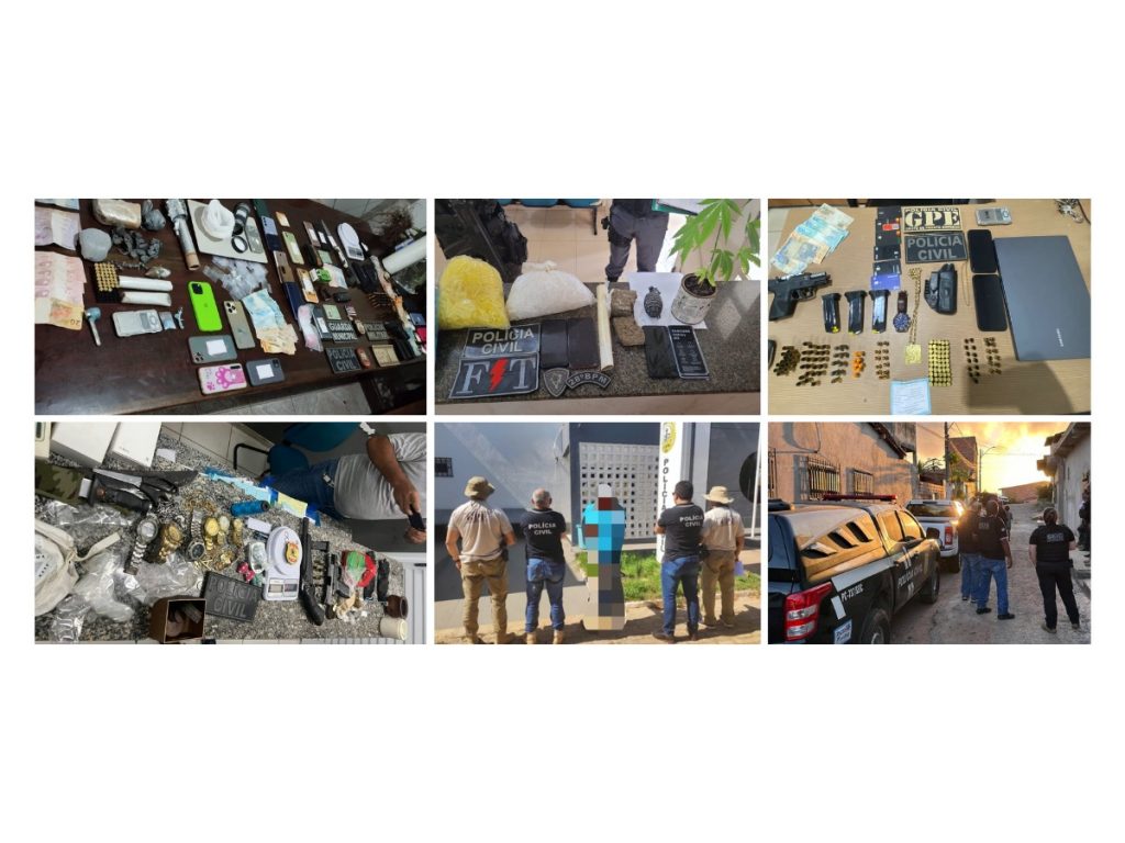 EM SETE DIAS, OPERAÇÕES DA POLÍCIA CIVIL RESULTARAM EM 76 PRISÕES NO ESTADO DO MARANHÃO