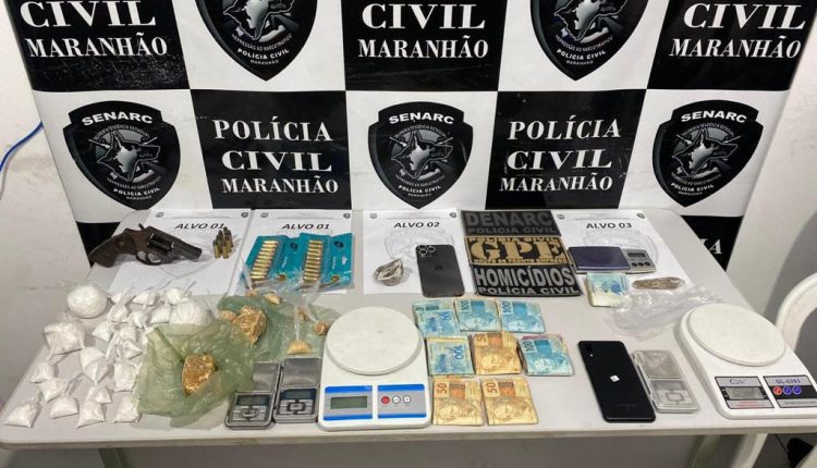 OPERAÇÃO TRÊS MARIAS:  EM TIMON, POLÍCIA CIVIL PRENDE TRÊS PESSOAS POR TRÁFICO DE DROGAS E ASSOCIAÇÃO PARA O TRÁFICO