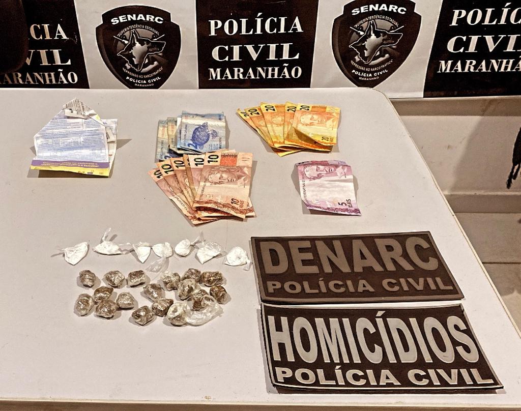 DENÚNCIA LEVA POLÍCIA CIVIL A PRENDER TRÊS PESSOAS POR TRÁFICO DE DROGAS EM TIMON