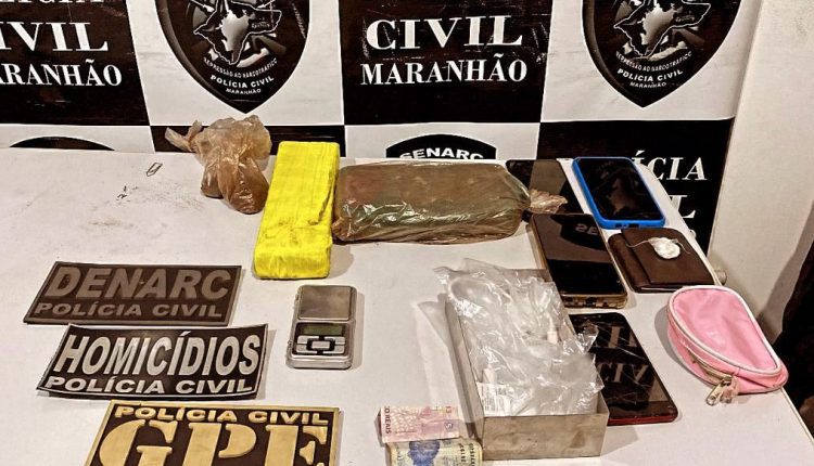 DUAS PESSOAS SÃO PRESAS PELA POLÍCIA CIVIL POR TRÁFICO DE DROGAS, EM TIMON
