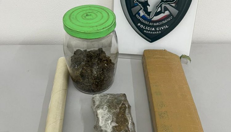POLÍCIA CIVIL APREENDE MAIS DE 01 KG DE MACONHA EM IMÓVEL ABANDONADO NO BAIRRO DO SÃO FRANCISCO