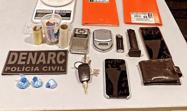 NA CIDADE DE TIMON, POLÍCIA CIVIL PRENDE HOMEM SUSPEITO POR TRÁFICO DE DROGAS