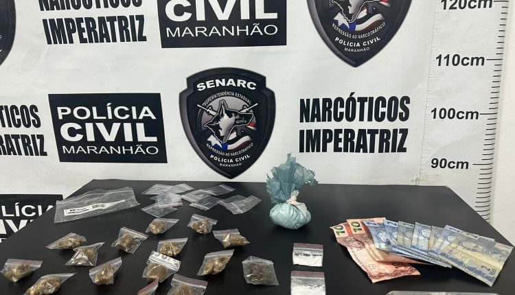 IMPERATRIZ: POLÍCIA CIVIL PRENDE MULHER SUSPEITA DE ADMINISTRAR “BOCA DE FUMO”
