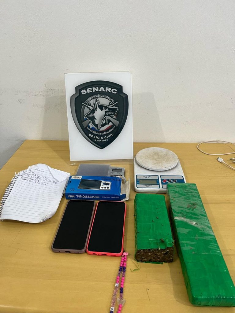 POLÍCIA CIVIL DO MARANHÃO PRENDE DUAS MULHERES POR SUSPEITA DE TRÁFICO DE DROGAS EM SÃO LUÍS 