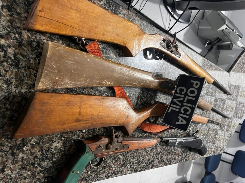 POLÍCIA CIVIL PRENDE ,EM BURITICUPU, HOMEM POR POSSE ILEGAL DE ARMA DE FOGO