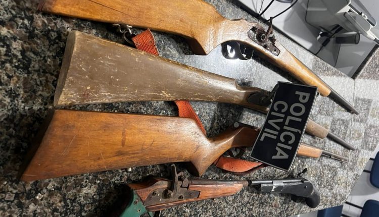 POLÍCIA CIVIL PRENDE ,EM BURITICUPU, HOMEM POR POSSE ILEGAL DE ARMA DE FOGO