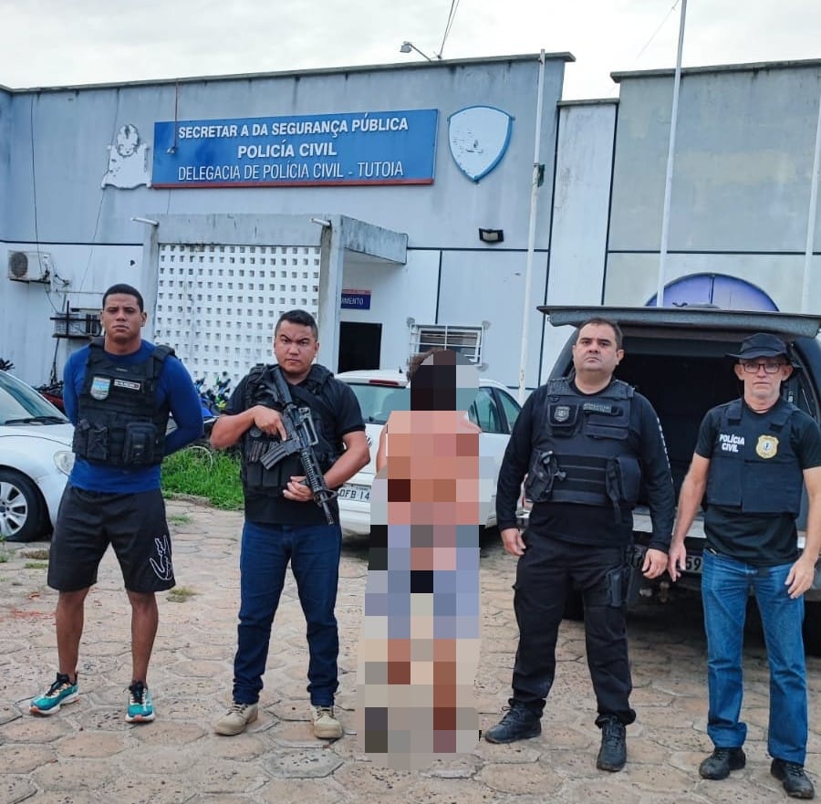 EM TUTÓIA, AÇÃO POLICIAL PRENDE HOMEM INVESTIGADO POR TENTATIVA DE HOMICÍDIO E ESTUPRO