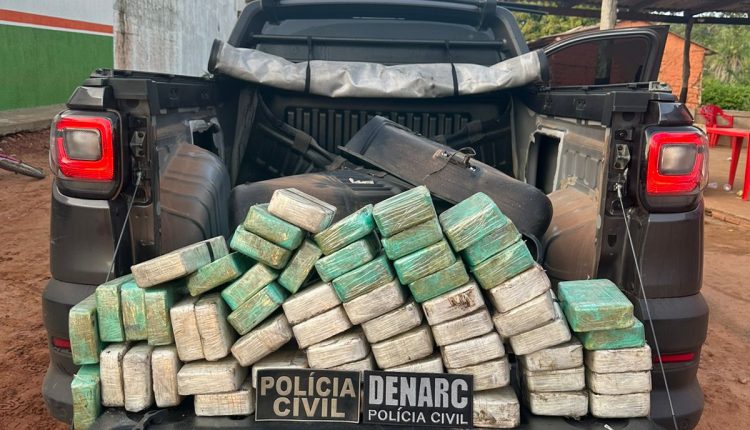 EM GRAJAÚ, POLÍCIA CIVIL APREENDE 59 KG DE CRACK E PRENDE UMA PESSOA