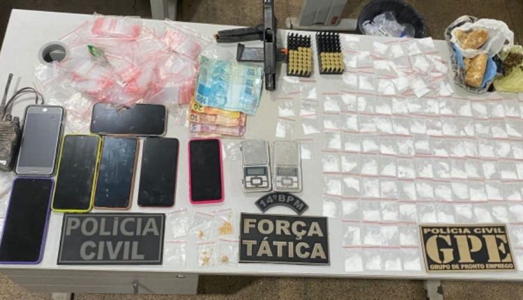 EM SENADOR LA ROCQUE, AÇÃO POLICIAL DESMONTA ESQUEMA DE TRÁFICO DE DROGAS QUE FUNCIONAVA EM PIZZARIA; QUATRO PESSOAS FORAM PRESAS