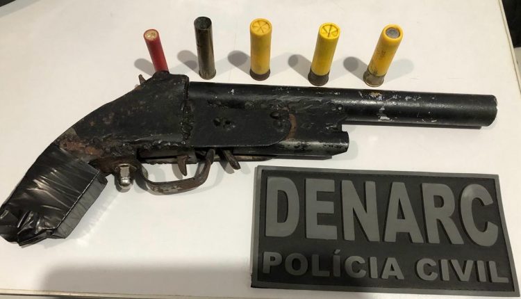 APÓS DENÚNCIAS, POLÍCIA CIVIL APREENDE ARMA DE FOGO E MUNIÇÕES EM TIMON