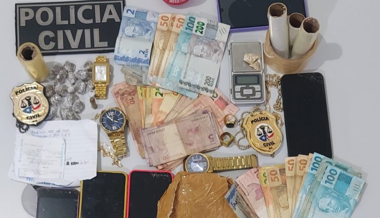DUAS PESSOAS SÃO PRESAS POR TRÁFICO DE DROGAS EM BACURI