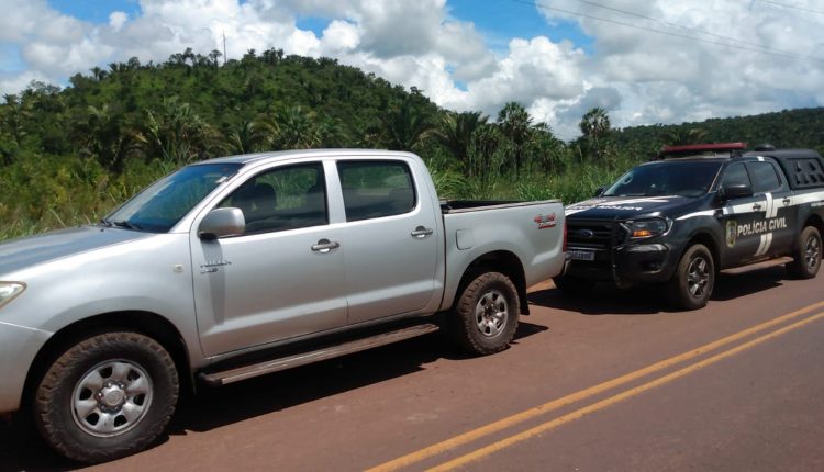 NA CIDADE DE COELHO NETO, POLÍCIA CIVIL RECUPERA VEÍCULO ROUBADO EM TERESINA