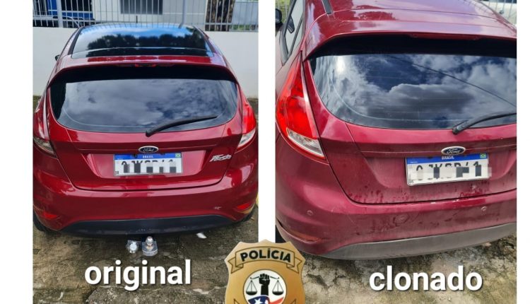 POLÍCIA CIVIL APREENDE VEÍCULO CLONADO NA BR-135 E EFETUA A PRISÃO DE RECEPTADOR