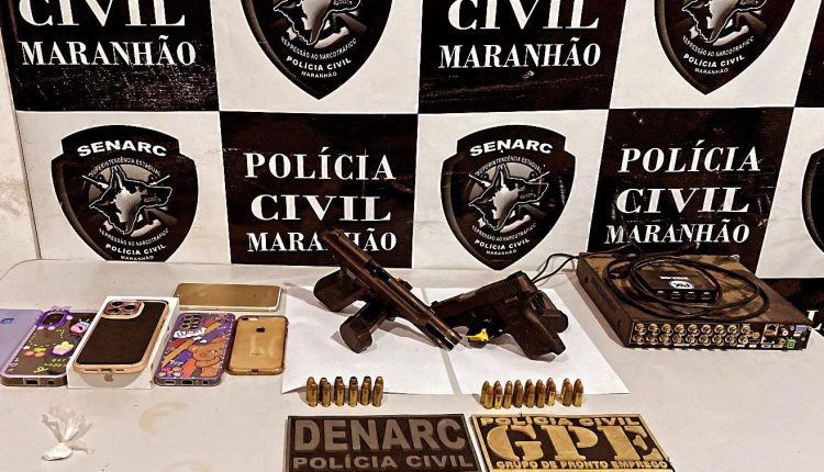 POLÍCIA CIVIL DEFLAGRA OPERAÇÃO DE COMBATE AS ORGANIZAÇÕES CRIMINOSAS EM TIMON; DUAS PESSOAS FORAM PRESAS E DUAS ARMAS DE FOGO APREENDIDAS