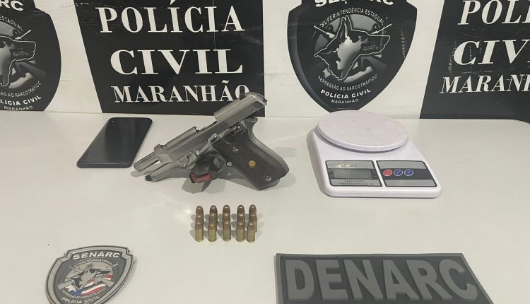 PRESO, EM TIMON, SUSPEITO INTEGRAR “TRIBUNAL DO CRIME”; UMA ARMA DE FOGO FOI APREENDIDA