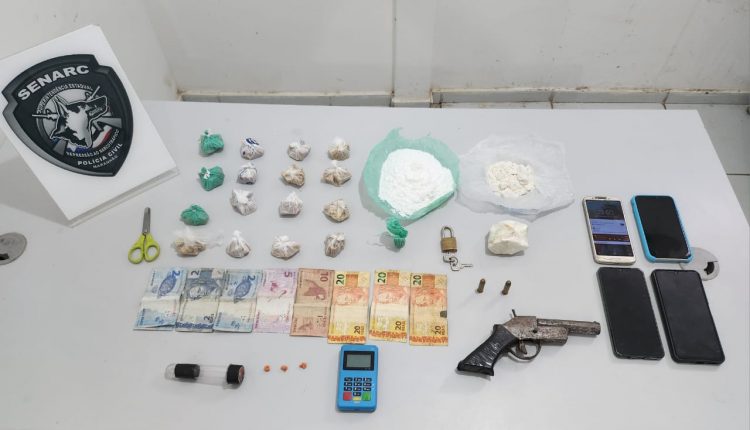 TRIO É PRESO PELA POLÍCIA CIVIL POR TRÁFICO E POSSE DE ARMA DE FOGO NA GRANDE ILHA