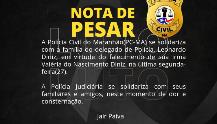 NOTA DE PESAR