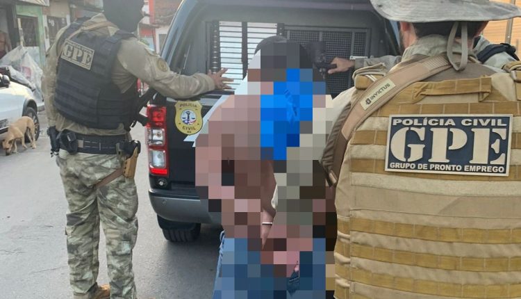 NO BAIRRO DA LIBERDADE, POLÍCIA CIVIL PRENDE INVESTIGADO DE COMETER HOMICÍDIOS, SEQUESTRO E TRÁFICO DE DROGAS NA REGIÃO DA BAIXADA MARANHENSE
