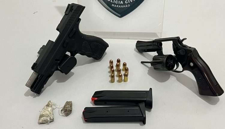 DE POSSE DE DUAS ARMAS DE FOGO, HOMEM É PRESO PELA POLÍCIA CIVIL EM SÃO LUÍS