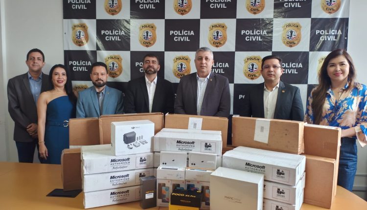 POLÍCIA CIVIL DO MARANHÃO RECEBE DOAÇÃO DE EQUIPAMENTOS DA RECEITA FEDERAL