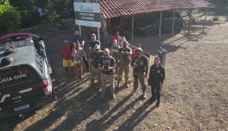 POLÍCIA CIVIL IDENTIFICA PONTO DE DESCARTE ILEGAL DE LIXO EM RESERVA AMBIENTAL